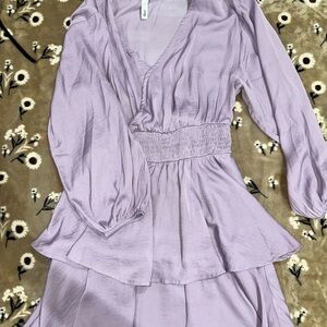 Lilac Long Sleeve Dress